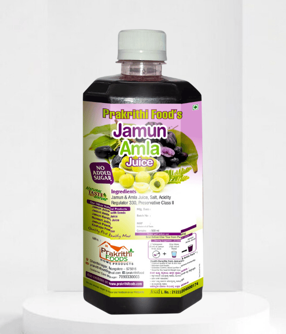 Prakrithi's jamun amla juice
